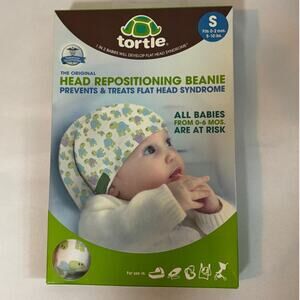 Tortle Style Baby Head Repositioning Beanie Size Small 0–2 Months